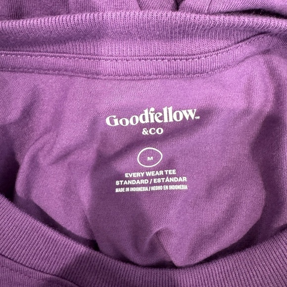 Goodfellow & Co Purple Crewneck Men’s T-Shirt (M) - Picture 3 of 5